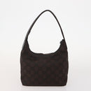 Salvatore Ferragamo Gucci Burberrys Nova Check Bag Suede 4 Set Black Auth YKZ362-9