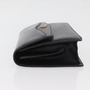 GUCCI Shoulder Bag Leather Black Gold 004 406 0105 Auth YKZ363-5