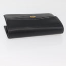 GUCCI Shoulder Bag Leather Black Gold 004 406 0105 Auth YKZ363-6