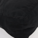FENDI Zucca Canvas Pouch Black Silver Auth YKZ366-9
