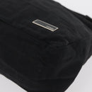 FENDI Zucca Canvas Pouch Black Silver Auth YKZ366-14