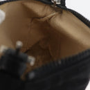 FENDI Zucca Canvas Pouch Black Silver Auth YKZ366-18