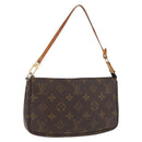 LOUIS VUITTON Monogram Pochette Accessoires Pouch M51980 LV Auth YKZ372-1