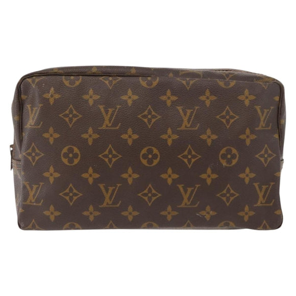 LOUIS VUITTON Monogram Trousse Toilette 28 Clutch Bag M47522 LV Auth YKZ381