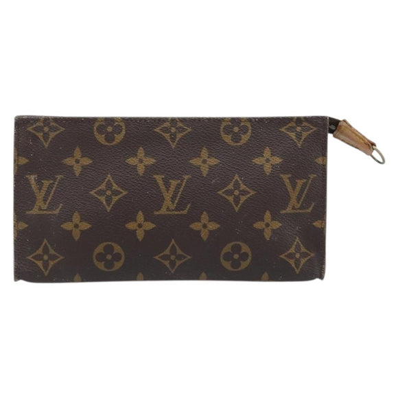 LOUIS VUITTON Monogram Bucket GM Accessory Pouch LV Auth YKZ387