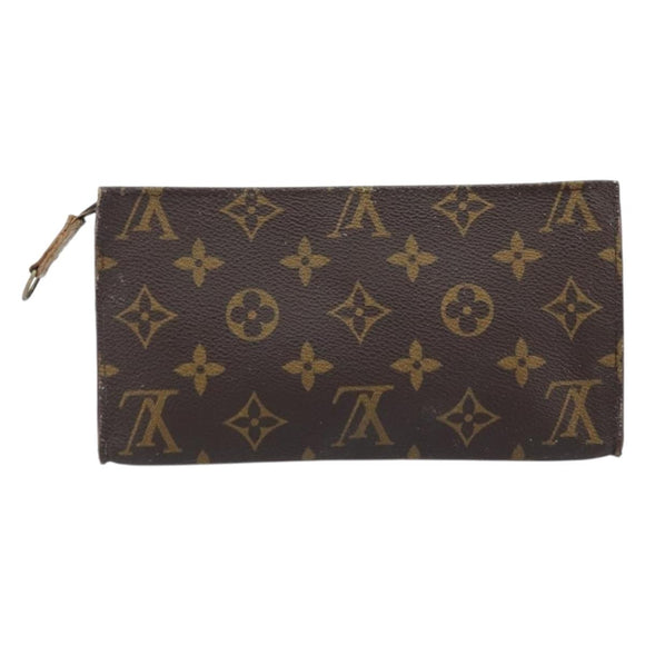 LOUIS VUITTON Monogram Bucket GM Accessory Pouch LV Auth YKZ387