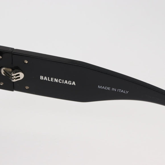 BALENCIAGA Sunglasses plastic Black Auth YKZ394
