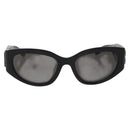 BALENCIAGA Sunglasses plastic Black Auth YKZ394-13