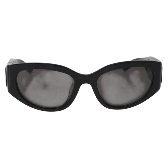 BALENCIAGA Sunglasses plastic Black Auth YKZ394