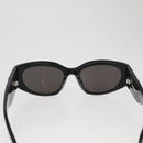 BALENCIAGA Sunglasses plastic Black Auth YKZ394-2