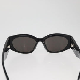 BALENCIAGA Sunglasses plastic Black Auth YKZ394 - 0
