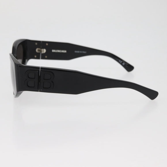 BALENCIAGA Sunglasses plastic Black Auth YKZ394