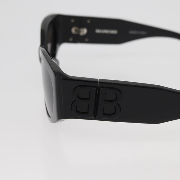 BALENCIAGA Sunglasses plastic Black Auth YKZ394