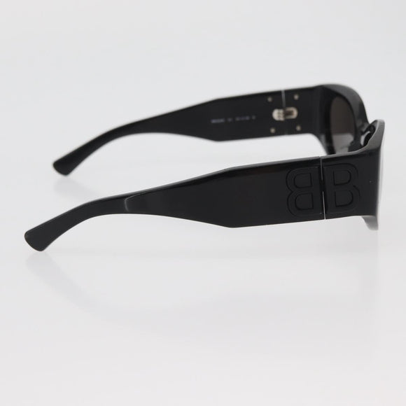BALENCIAGA Sunglasses plastic Black Auth YKZ394