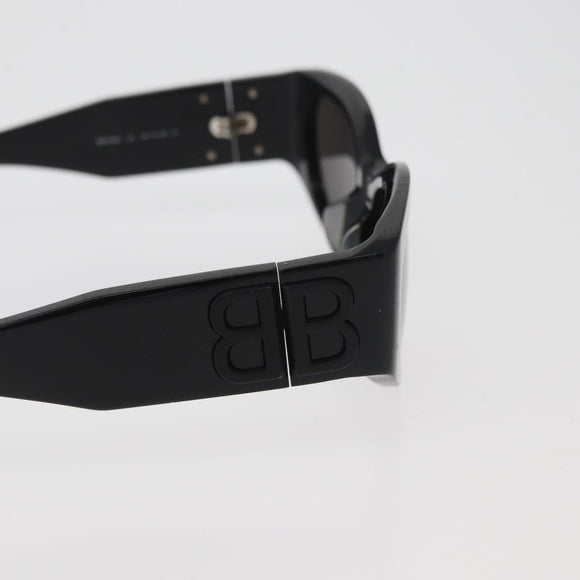 BALENCIAGA Sunglasses plastic Black Auth YKZ394