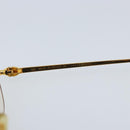 CARTIER Glasses metal Gold Auth YKZ395-12