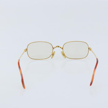 CARTIER Glasses metal Gold Auth YKZ395 - 0