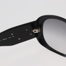 CHANEL Camelia Sunglasses plastic White Black 5113 CC Auth YKZ401-11