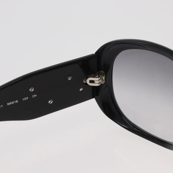 CHANEL Camelia Sunglasses plastic White Black 5113 CC Auth YKZ401