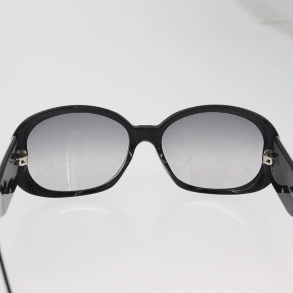 CHANEL Camelia Sunglasses plastic White Black 5113 CC Auth YKZ401