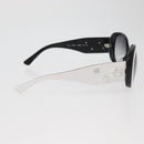 CHANEL Camelia Sunglasses plastic White Black 5113 CC Auth YKZ401-6