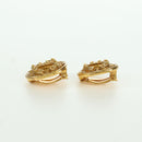 CHANEL Earring metal Gold Tone CC Auth YKZ406M-4