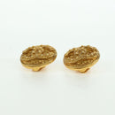 CHANEL Earring metal Gold Tone CC Auth YKZ406M-6