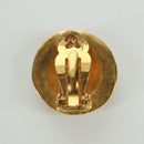CHANEL Earring metal Gold Tone CC Auth YKZ406M-9