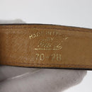 GUCCI Interlocking Belt Leather 31.9"" Brown Gold Auth YKZ409-11