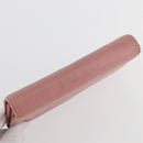 CHANEL Camelia Long Wallet Lamb Skin Pink CC Auth YKZ410-6