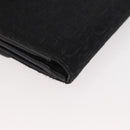 Christian Dior Trotter Canvas Long Wallet Black Silver Auth YKZ413A-10