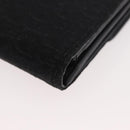 Christian Dior Trotter Canvas Long Wallet Black Silver Auth YKZ413A-11