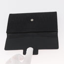 Christian Dior Trotter Canvas Long Wallet Black Silver Auth YKZ413A-18