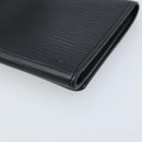 LOUIS VUITTON Epi Anvelop Cult De Vuitto Card Case Black M56169 LV Auth YKZ416-15