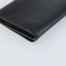 LOUIS VUITTON Epi Anvelop Cult De Vuitto Card Case Black M56169 LV Auth YKZ416-16