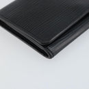 LOUIS VUITTON Epi Anvelop Cult De Vuitto Card Case Black M56169 LV Auth YKZ416-14
