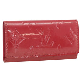 LOUIS VUITTON Vernis Multicles 4 Key Case Pink Amarrant M90913 Auth YKZ417A
