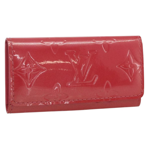 LOUIS VUITTON Vernis Multicles 4 Key Case Pink Amarrant M90913 Auth YKZ417A