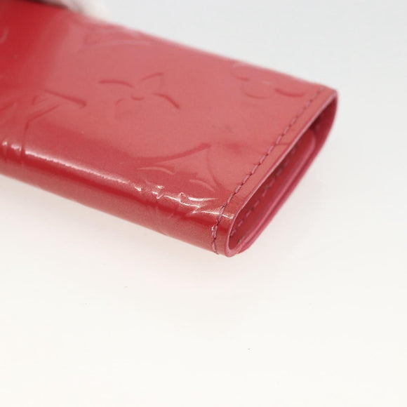 LOUIS VUITTON Vernis Multicles 4 Key Case Pink Amarrant M90913 Auth YKZ417A