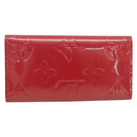 LOUIS VUITTON Vernis Multicles 4 Key Case Pink Amarrant M90913 Auth YKZ417A - 0