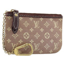 LOUIS VUITTON Monogram Idylle Pochette Cles Coin Purse Sepia M62996 Auth YKZ419-1