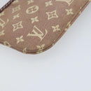 LOUIS VUITTON Monogram Idylle Pochette Cles Coin Purse Sepia M62996 Auth YKZ419-16