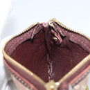 LOUIS VUITTON Monogram Idylle Pochette Cles Coin Purse Sepia M62996 Auth YKZ419-18