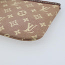 LOUIS VUITTON Monogram Idylle Pochette Cles Coin Purse Sepia M62996 Auth YKZ419-7