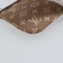 LOUIS VUITTON Monogram Idylle Pochette Cles Coin Purse Sepia M62996 Auth YKZ419-14