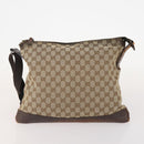 GUCCI GG Supreme GG Crystal GG Canvas Bag PVC 4 Set Navy Beige Auth YKZ424-2