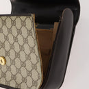 GUCCI GG Supreme GG Crystal GG Canvas Bag PVC 4 Set Navy Beige Auth YKZ424-20