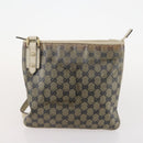 GUCCI GG Supreme GG Crystal GG Canvas Bag PVC 4 Set Navy Beige Auth YKZ424-22