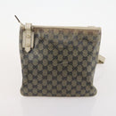 GUCCI GG Supreme GG Crystal GG Canvas Bag PVC 4 Set Navy Beige Auth YKZ424-23