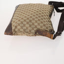 GUCCI GG Supreme GG Crystal GG Canvas Bag PVC 4 Set Navy Beige Auth YKZ424-4